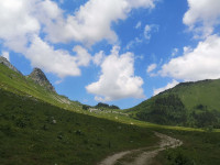 Le Col d'Orgeval au loin